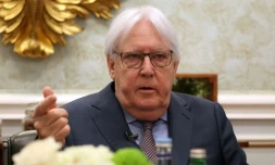 Le chef des Affaires humanitaires de l'ONU, Martin Griffiths, le 19 mai 2024 Ă Doha