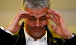 Laurent Wauquiez, président de LR, à Arcachon en Gironde, le 6 février 2018