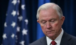 L'ancien ministre de la Justice américain Jeff Sessions, le 6 mars 2017 à Washington