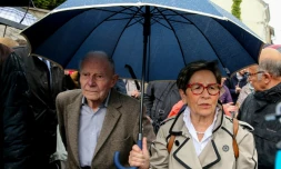 Les paretns de Vincent Lamber le 9 mai 2019 Ă Reims