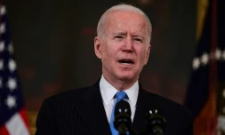 Le président américain Joe Biden à la Maison Blanche, le 2 mars 2021 à Washington