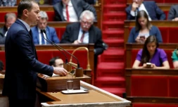 Le ministre du Travail Olivier Dussopt à l'Assemblée nationale, le 8 juin 2023