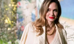 L'actrice américaine Angelina Jolie à la Maison Blanche à Washington, le 26 avril 2023