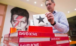Le nouvel album de Bowie Blackstar à Gronigen aux Pays-Bas le 7 janvier 2016