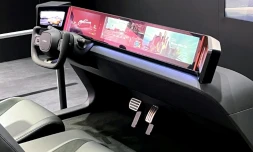 Le prototype Afeela de Sony Honda Mobility (SHM) présenté au CES de Las Vegas, le 12 janvier 2024