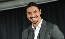 L'ancien international suédois Zlatan Ibrahimovic dans sa ville natale de Malmoë, le 8 octobre 2019