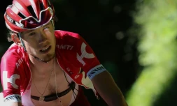 Ilnur Zakarin, le 17 juillet 2016, sur le Tour de France