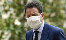 Le président du Medef, Geoffroy Roux de Bézieux en juillet 2020 à Paris