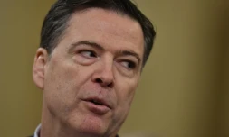 Le directeur du FBI, James Comey, le 20 mars 2017 au Capitole à Washington