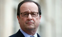 Le président français François Hollande, le 22 juillet 2016 au palais de l'Elysée à Paris