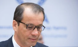 Cornel Feruta, le directeur général par intérim de l'AIEA le 1er août 2019 à Vienne, en Autriche