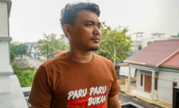 Sisilius Rami, lors d'un entretien  à Pontianak, dans le Kalimantan occidental, le 10 octobre 2026 en Indonésie