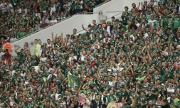 Des supporters mexicains lors du match contre l'Allemagne, le 17 juin 2018 à Moscou