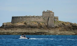 Le fort du Petit Bé en face de Saint-Malo, le 22 août 2017