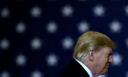 Le président américain Donald Trump à la base américaine de Bagram (Afghanistan), le 28 novembre 2019