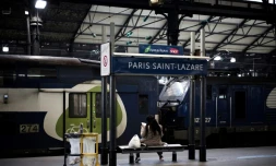 La gare Saint-Lazare, dans le nord-ouest de Paris, est la deuxième plus fréquentée de France, derrière la gare du Nord 