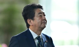 Le Premier ministre japonais Shinzo Abe, le 3 juillet 2017 à Tokyo