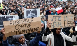 Manifestation contre l'islamophobie, le 10 novembre 2019 Ă Paris