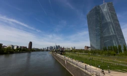 Les bureaux de la BCE, le 4 mai 2023 à Francfort