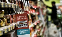 Le nouvel étiquetage nutritionnel testé dans un supermarché lyonnais le 28 octobre 2016