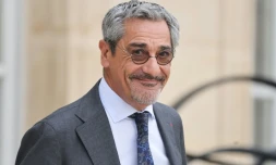 Le ministre du Commerce Serge Papin, le 10 septembre 2026 au palais de l'Elysée, à Paris