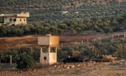 La ville syrienne de Deraa, où une offensive de l'armée syrienne contre des groupes rebelles, soutenue par la Russie, a provoqué l'exode de quelque 300.000 personnes