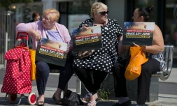 Des habitantes en faveur du brexit le 21 juin 2016 à Clacton-on-Sea