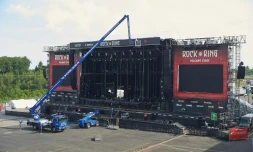 Sur le site du festival "Rock am Ring", le 3 juin 2017 près de Coblence en Allemagne