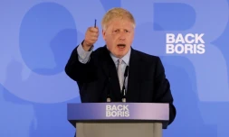 Le député conservateur britannique Boris Johnson, à Londres le 12 juin 2019