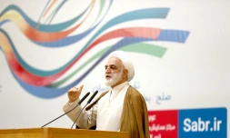 le porte-parole de la justice iranienne, Gholam hossein Mohseni-Ejeie, à Téhéran le 14 mars 2017