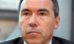 Le directeur général du groupe Bolloré, Gilles Alix, le 13 septembre 2013 à Paris