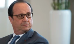 Le président François Hollande le 25 avril 2016 à Hanovre