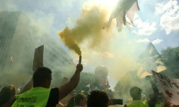 Des Gilets jaunes manifestent à Paris le 1er mai 2025