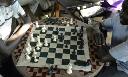 Une partie d'échecs 