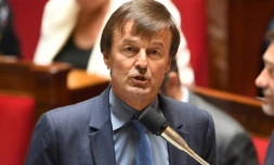 Le ministre de la Transition écologique, Nicolas Hulot, le 3 juillet 2018 à l'Assemblée nationale.