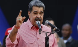 Le président vénézuélien Nicolas Maduro s'exprime lors d'un événement, le 15 novembre 2025 à Caracas