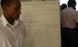 Lundi 13 décembre 2010: Dépouillement à la chambre de commerce et d'industrie