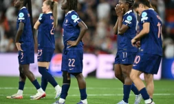 Le désarroi des Françaises, battues en quart de finale de l'Euro par les Allemandes, le 20 juillet 2025 à Bâle