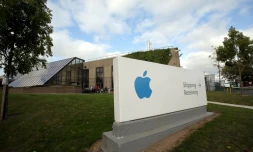 Les bâtiments d'Apple à Cork, le 2 octobre 2014, dans le sud de l'Irlande, où la firme américaine emploie 6.000 personnes