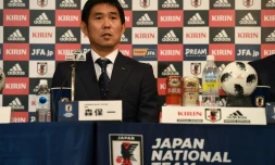 Hajime Moriyasu, le nouveau sélectionneur du Japon, le 26 juillet 2018 à Tokyo