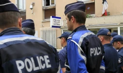 Policiers le 15 juin 2016 Ă Ajaccio