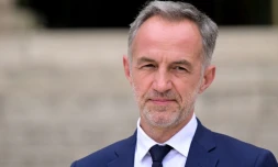 Emmanuel Grégoire à l'Assemblée nationale à Paris, le 1er juillet 2024