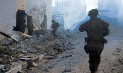 Une photo fournie par l'armée israélienne le 23 août 2024 montre selon elle des soldats israéliens opérant dans la bande de Gaza