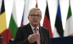 Le président de la Commission européenne Jean-Claude Juncker à Strasbourg, le 5 octobre 2016