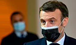 Emmanuel Macron à l'Institut Régional d'Administration (IRA) de Nantes le 11 février 2021