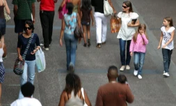 Scène de rue à Saint-Denis