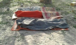 Image fournie par Médecins sans frontières (MSF) de corps de victimes de l'aviation nigériane qui a largué mardi 17 janvier 2017 deux bombes sur Rann, dans le nord-est du Nigeria, faisant au moins 70 morts dans un camp de déplacés.