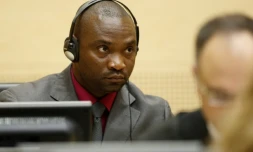 L'ancien chef de guerre congolais Germain Katanga, le 15 mai 2012 lors de son procès à la Cour pénale internationale de La Haye