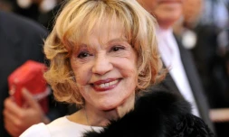 L'actrice française Jeanne Moreau au 61 Festival de Cannes, le 17 mai 2008