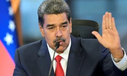 Le président vénézuélien Nicolas Maduro le 2 août 2024 au palais présidentiel de Caracas